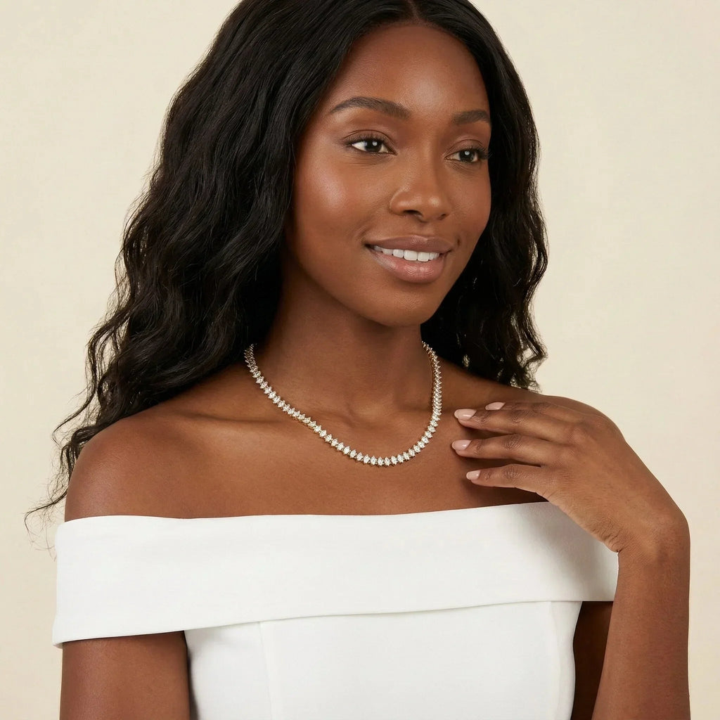 Rosalind Diamond Tennis Necklace