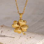 Trèfle Lucky Clover Gold Necklace