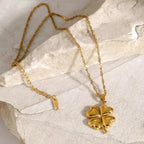 Trèfle Lucky Clover Gold Necklace