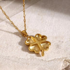 Trèfle Lucky Clover Gold Necklace