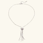 Silver Chain 3-Piece Necklace Bundle Set