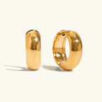 Staple Gold Hoops Trio Earrings Bundle Set