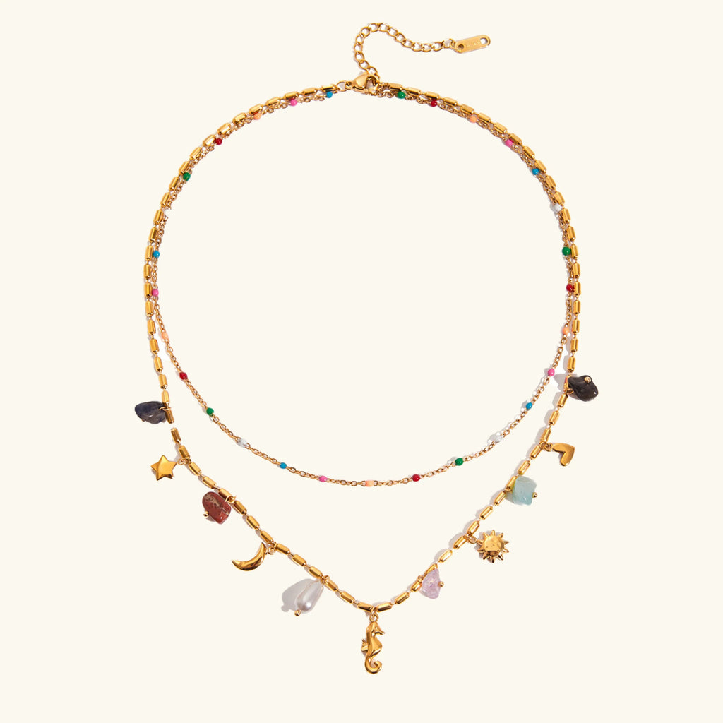 Marisol Coastal Charm Layered Necklace