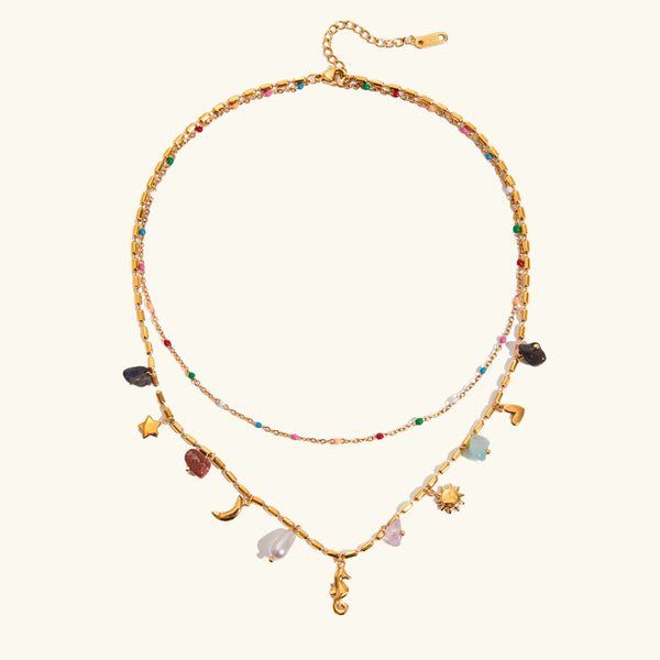 Marisol Coastal Charm Layered Necklace