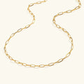 Sienna Paperclip Chain Necklace