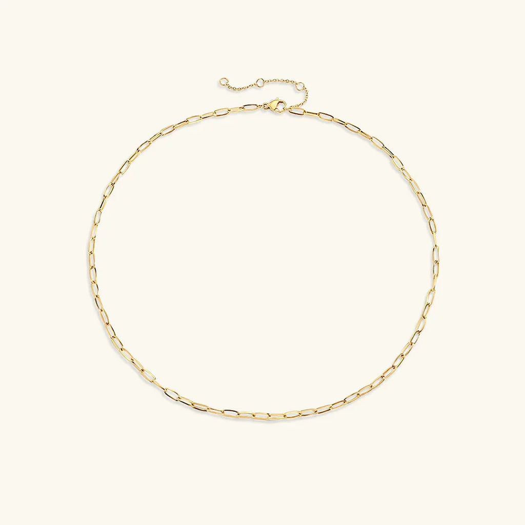 Sienna Paperclip Chain Necklace