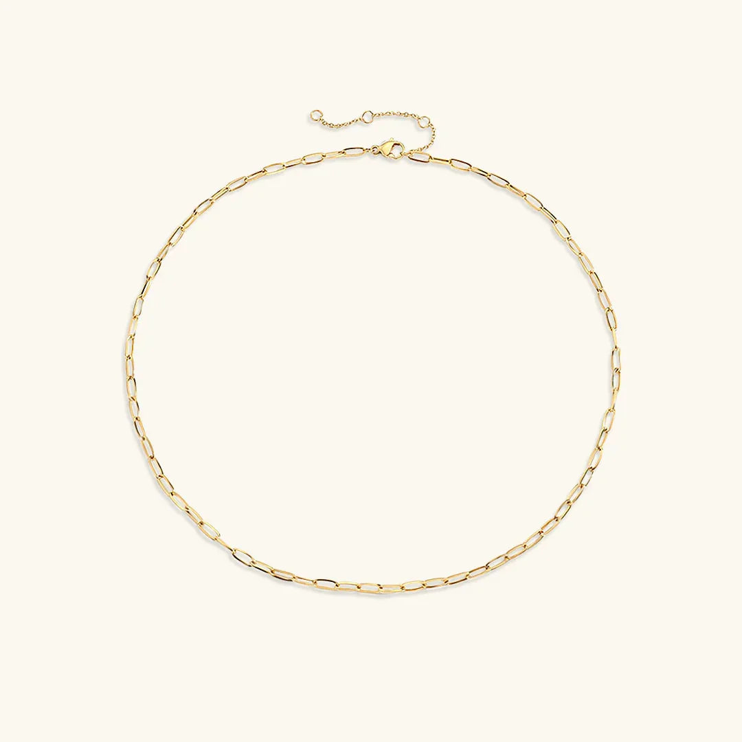 Sienna Paperclip Chain Necklace