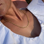Sienna Paperclip Chain Necklace