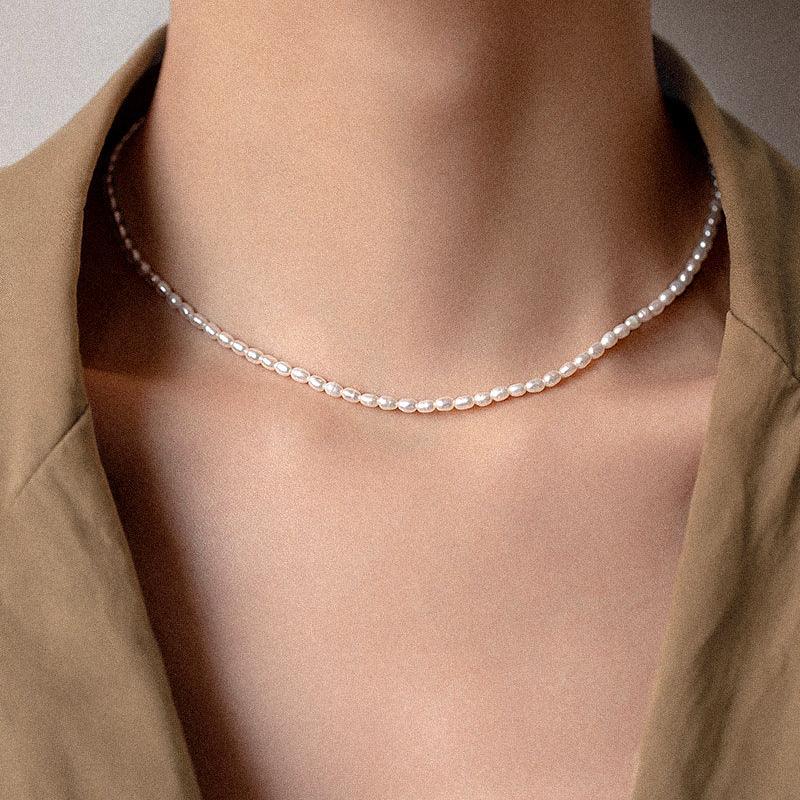 Pearl Choker, Bracelet & Ring 3-Piece Bundle Set
