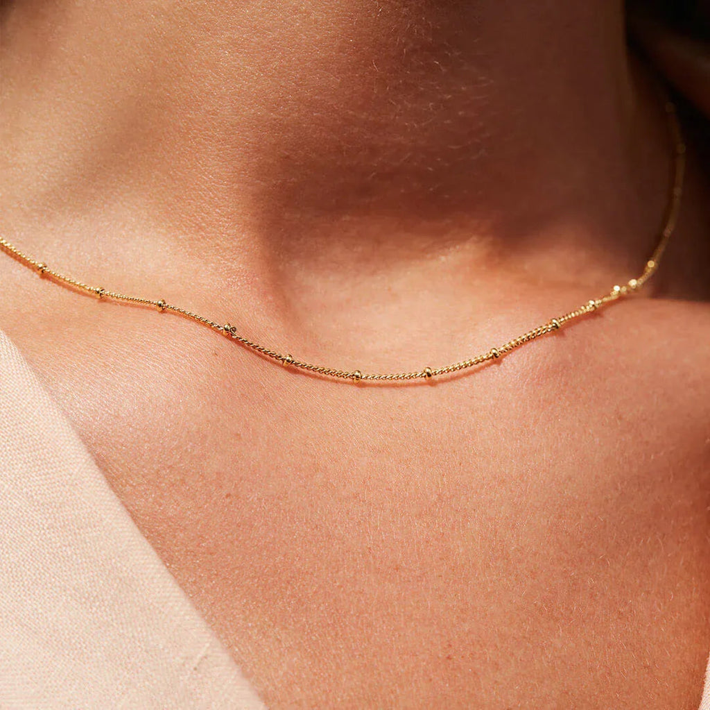 Vivienne Dainty Gold Chain Necklace