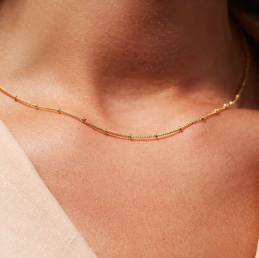 Vivienne Dainty Gold Chain Necklace