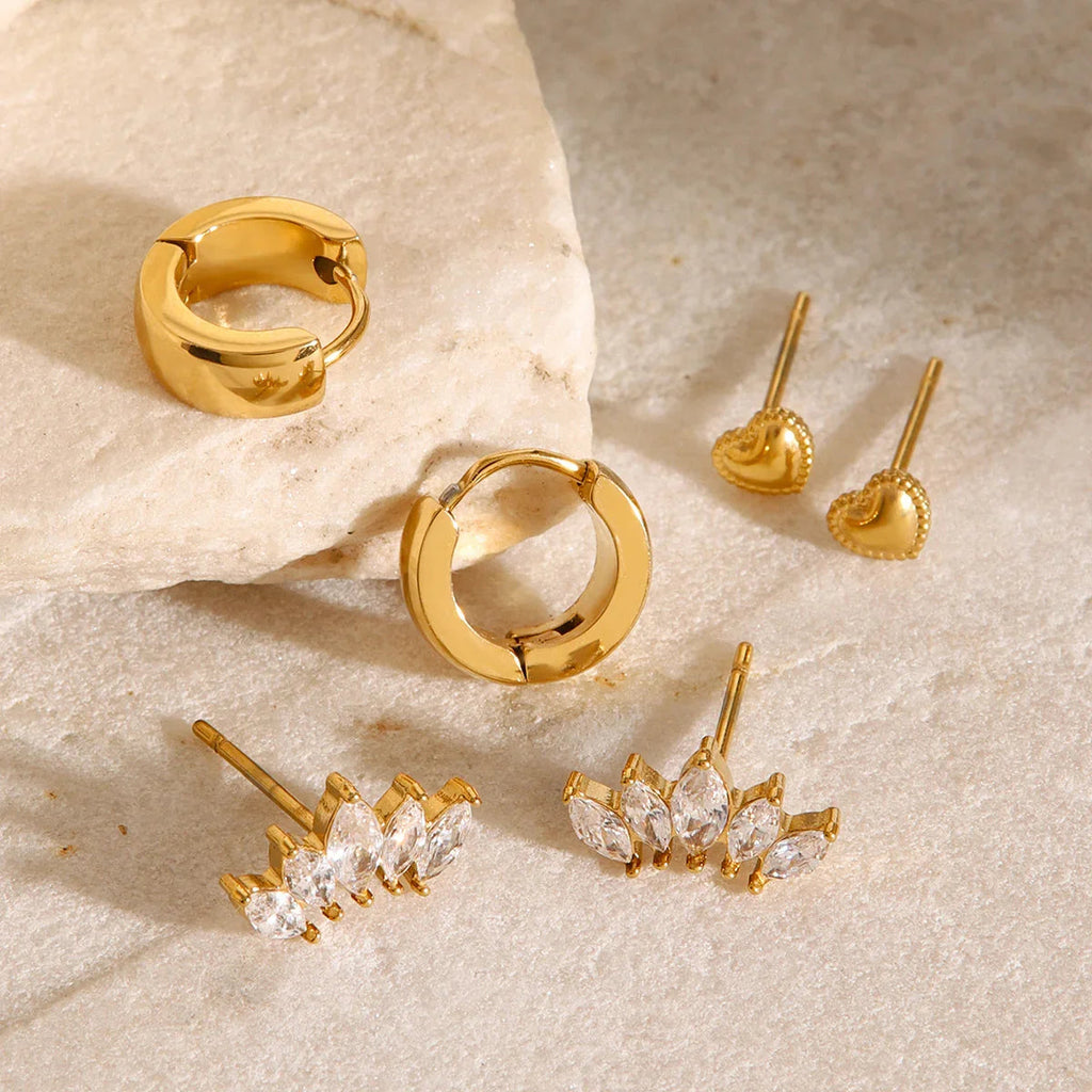Curated Diamond Earrings Bundle Set