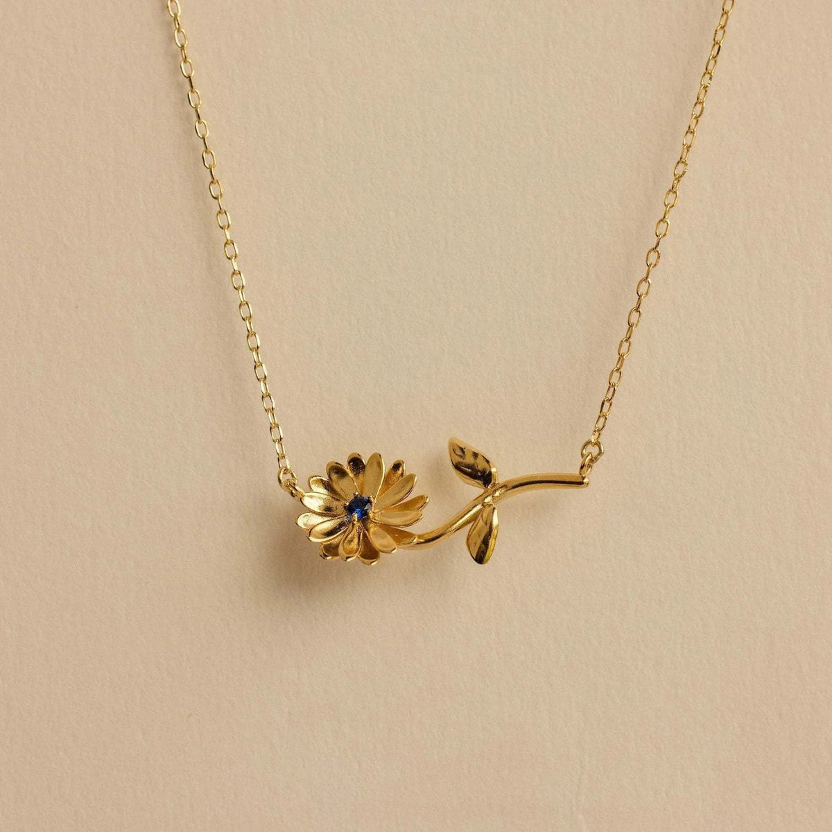 Emmeline Birth Flower Gold Necklace