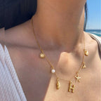 Marina Ocean Initial Necklace