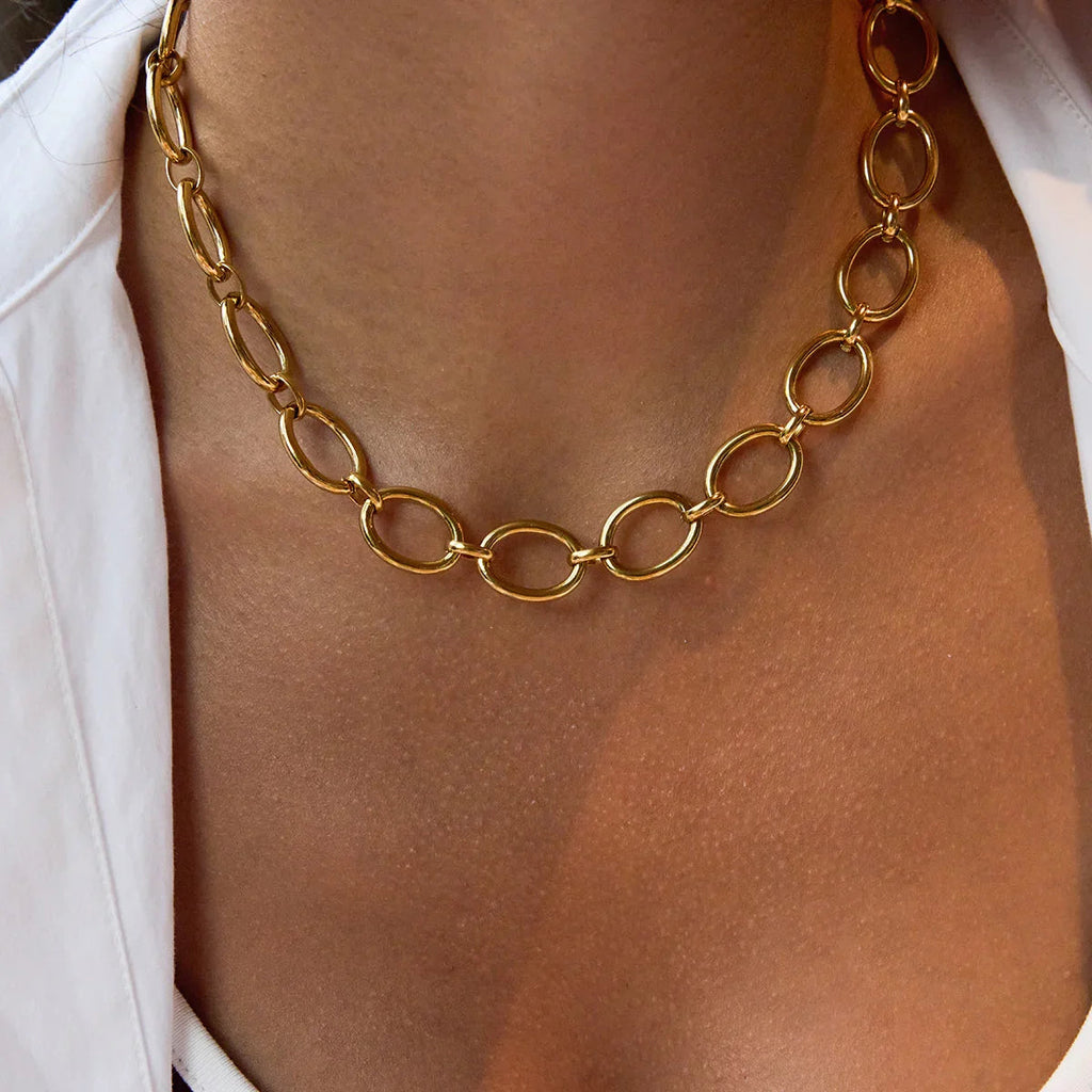 Juno Chunky Gold Chain Necklace