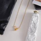 Rosaline Interlocking Diamond Pendant Necklace
