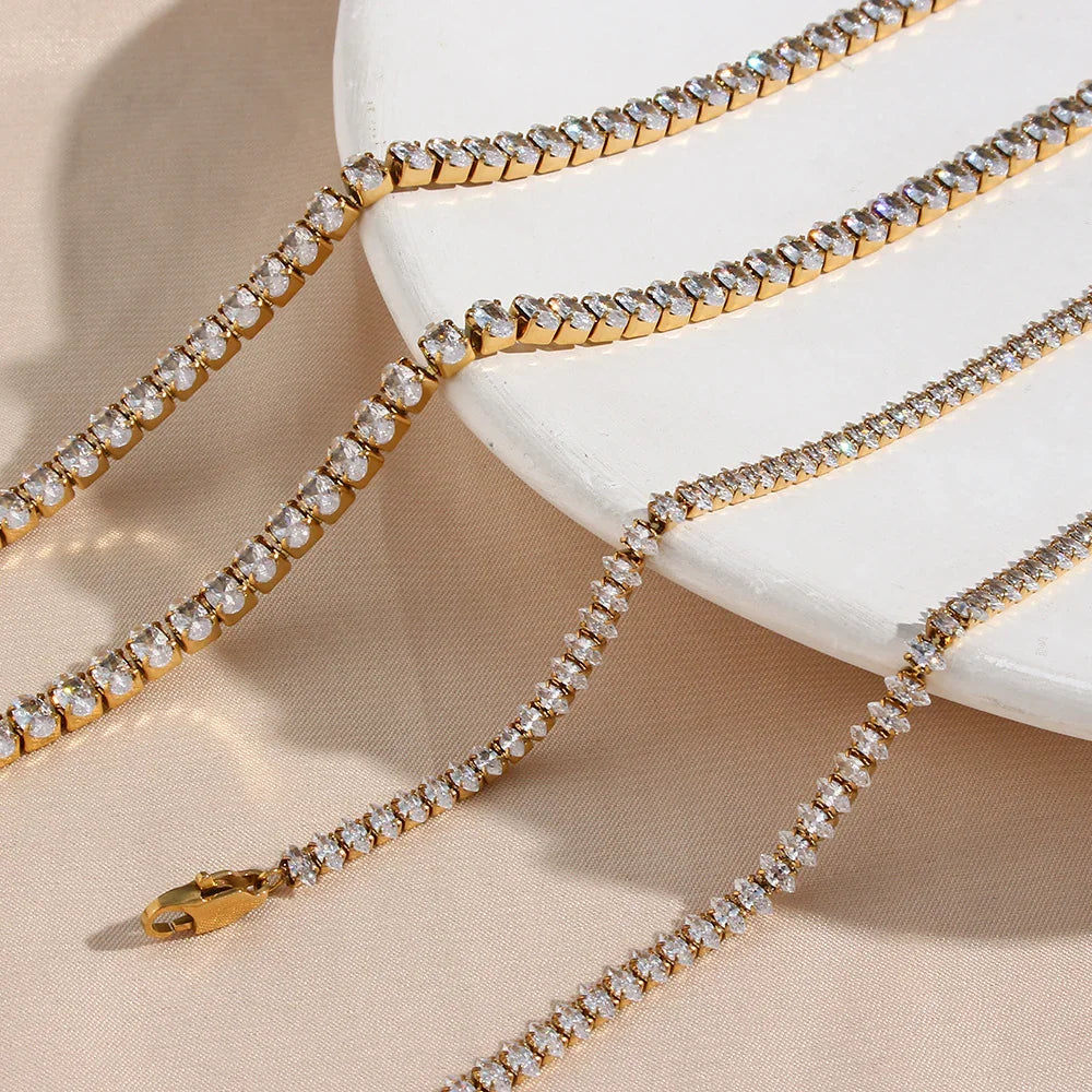 Rosalind Diamond Tennis Necklace