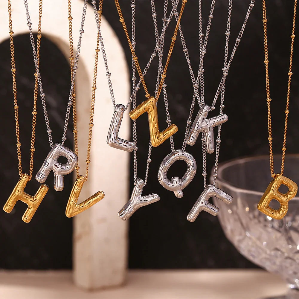 Margot Balloon Initial Necklace