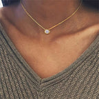Cordelia Birthstone Pendant Necklace