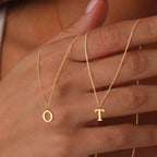 Liora Initial Letter Pendant Necklace