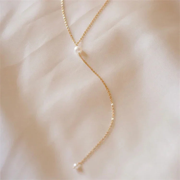 Joséphine Pearl Tassel Necklace