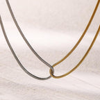 Sabine Two-Tone Chain Necklace