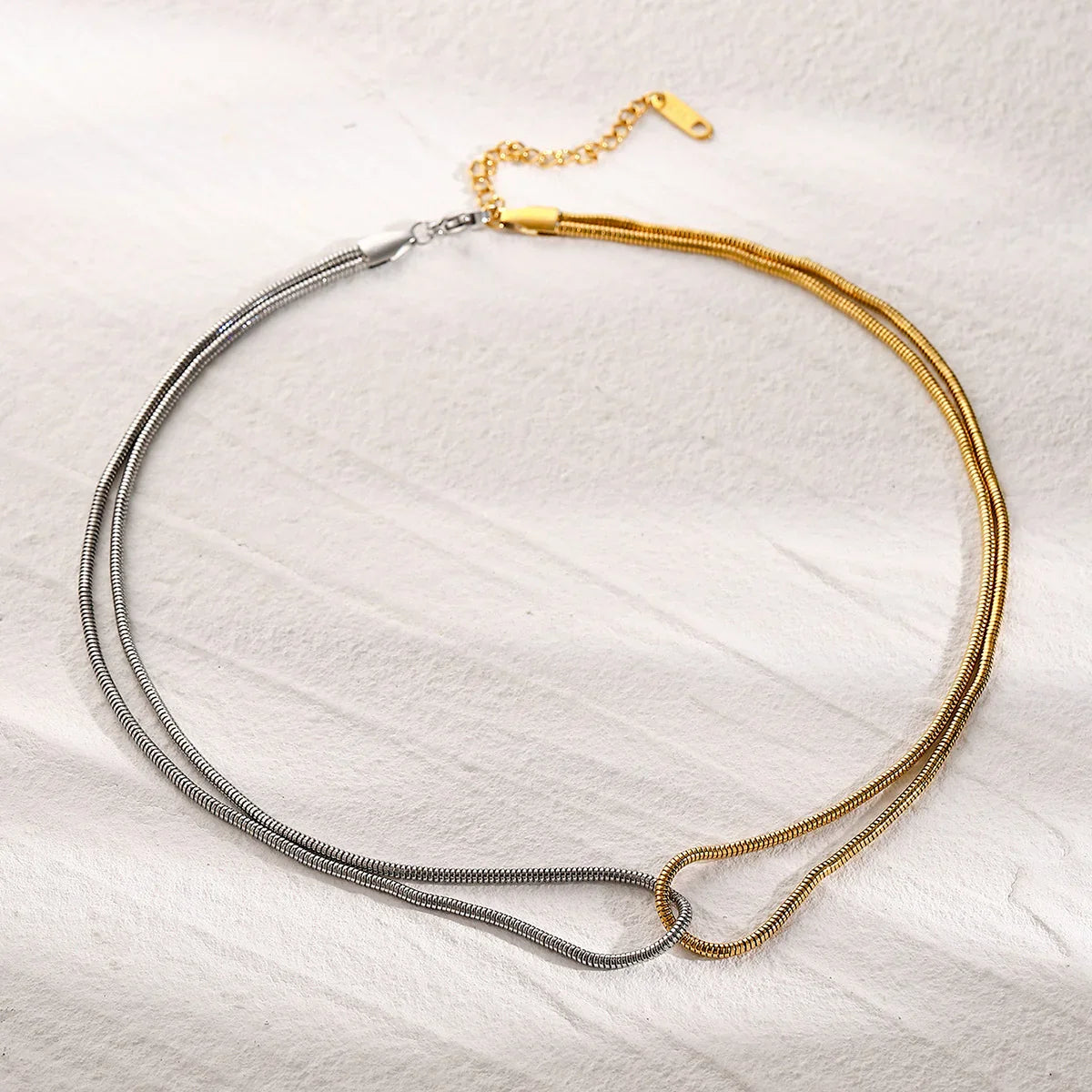 Sabine Two-Tone Chain Necklace