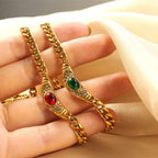 Ophelia Vintage Gemstone Pendant Necklace