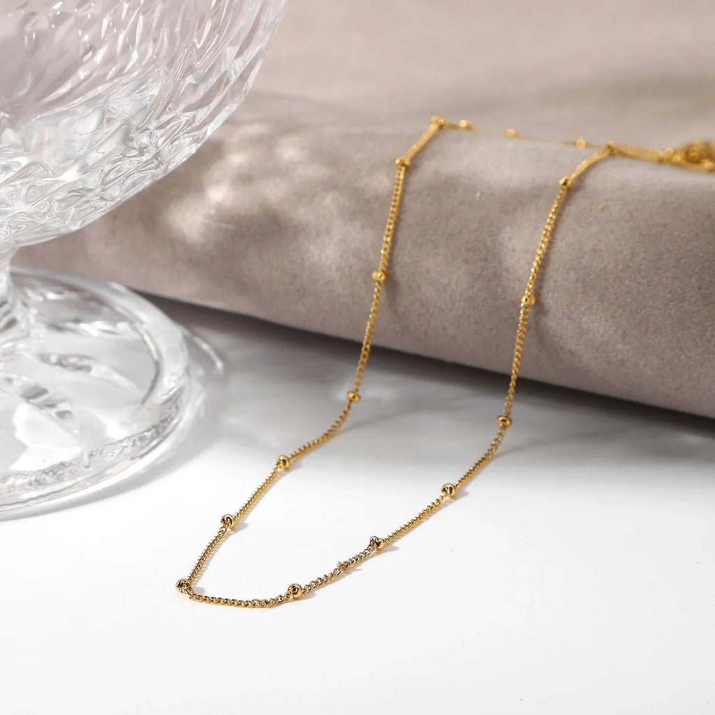 Vivienne Dainty Gold Chain Necklace
