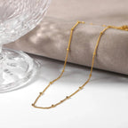 Vivienne Dainty Gold Chain Necklace