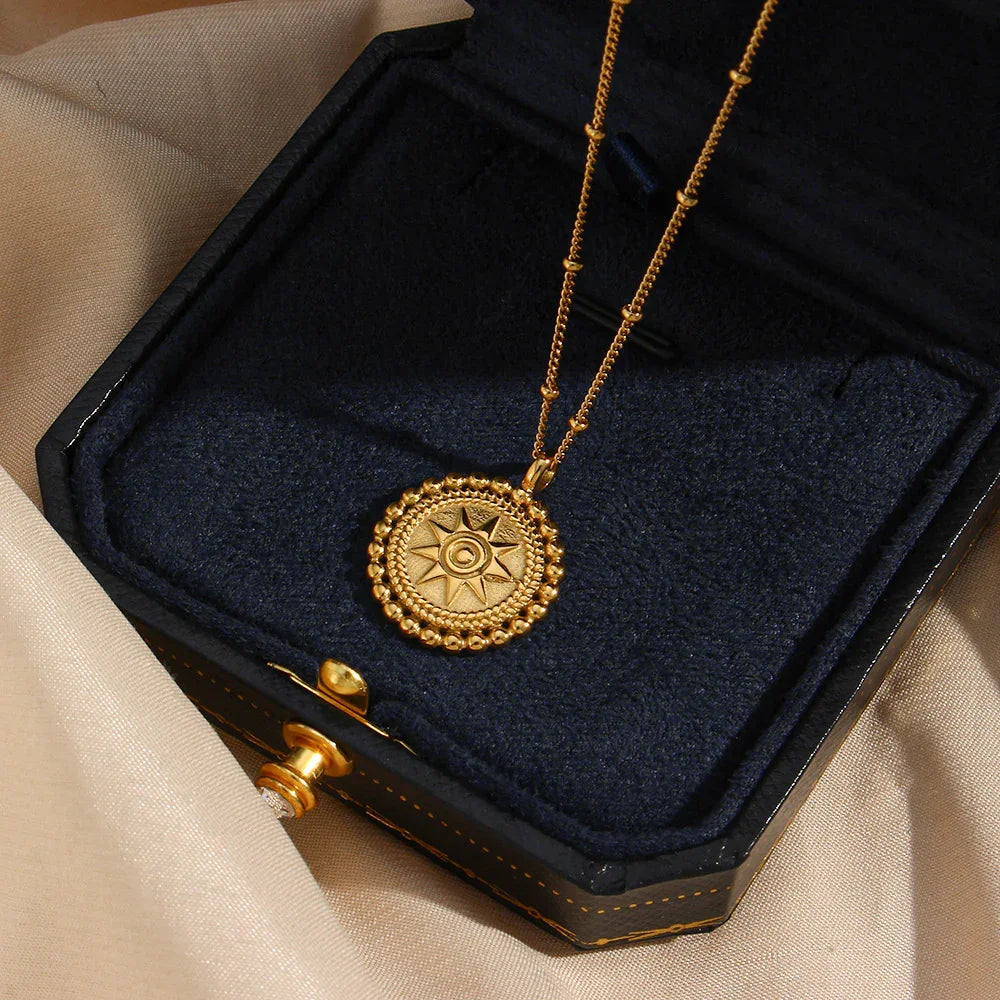 Estelle Starlight Gold Pendant Necklace
