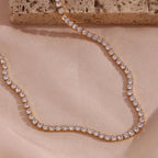 Celestine Diamond Tennis Necklace