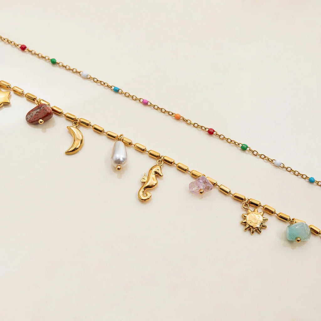 Marisol Coastal Charm Layered Necklace
