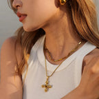 Elodie Gold Pendant Necklace