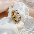 Cuff, Chain & Ring 4-Piece Stack Bundle Set