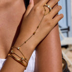 Cuff, Chain & Ring 4-Piece Stack Bundle Set