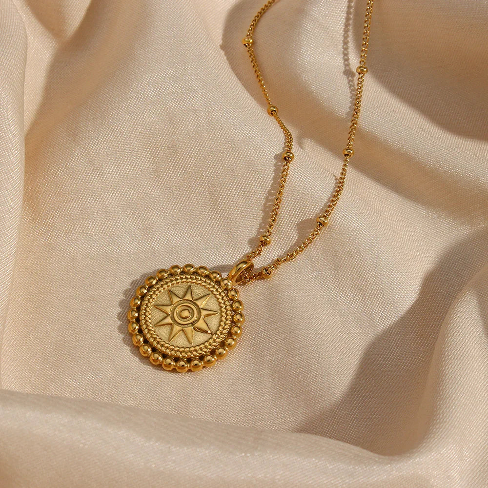 Estelle Starlight Gold Pendant Necklace