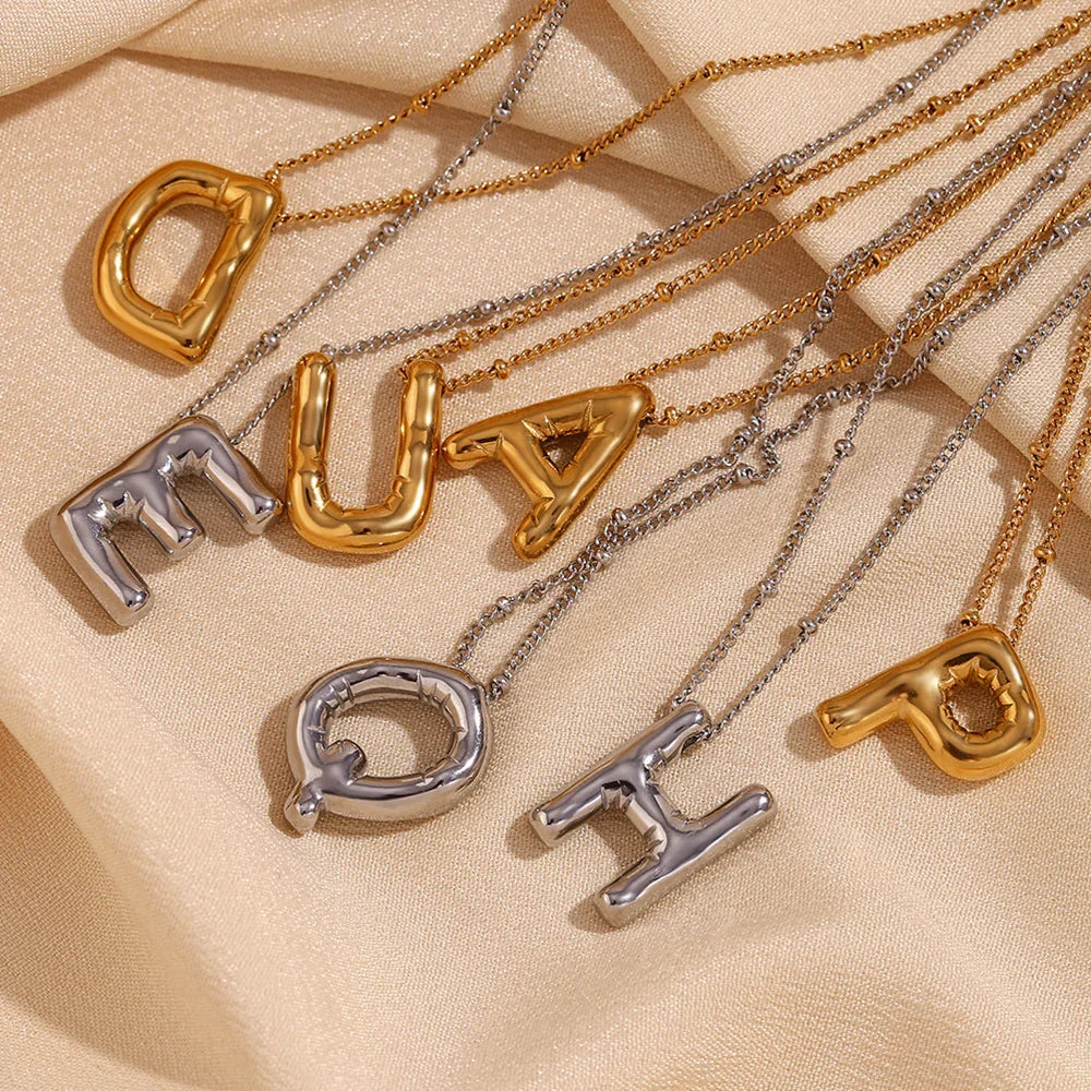 Margot Balloon Initial Necklace