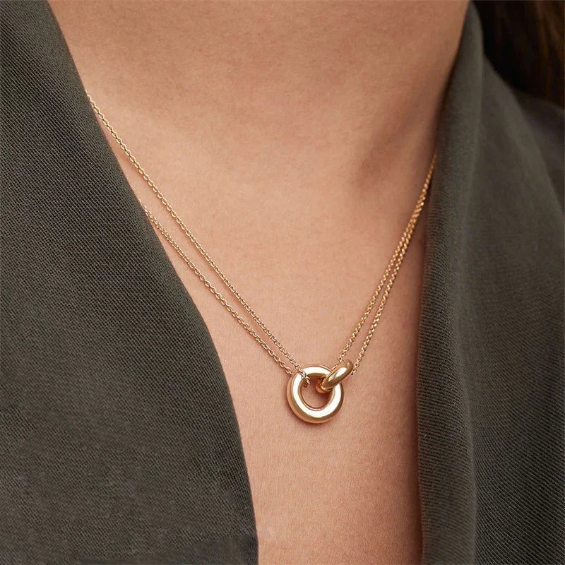 Seraphine Dainty Gold Chain Necklace