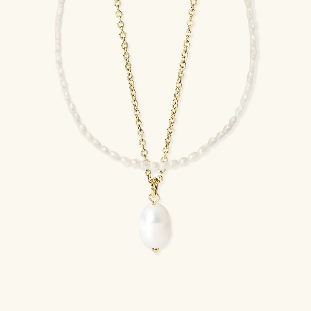 Freshwater Pearl Choker & Necklace Bundle Set