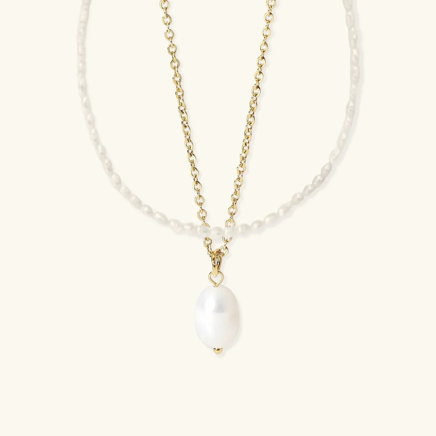 Freshwater Pearl Choker & Necklace Bundle Set