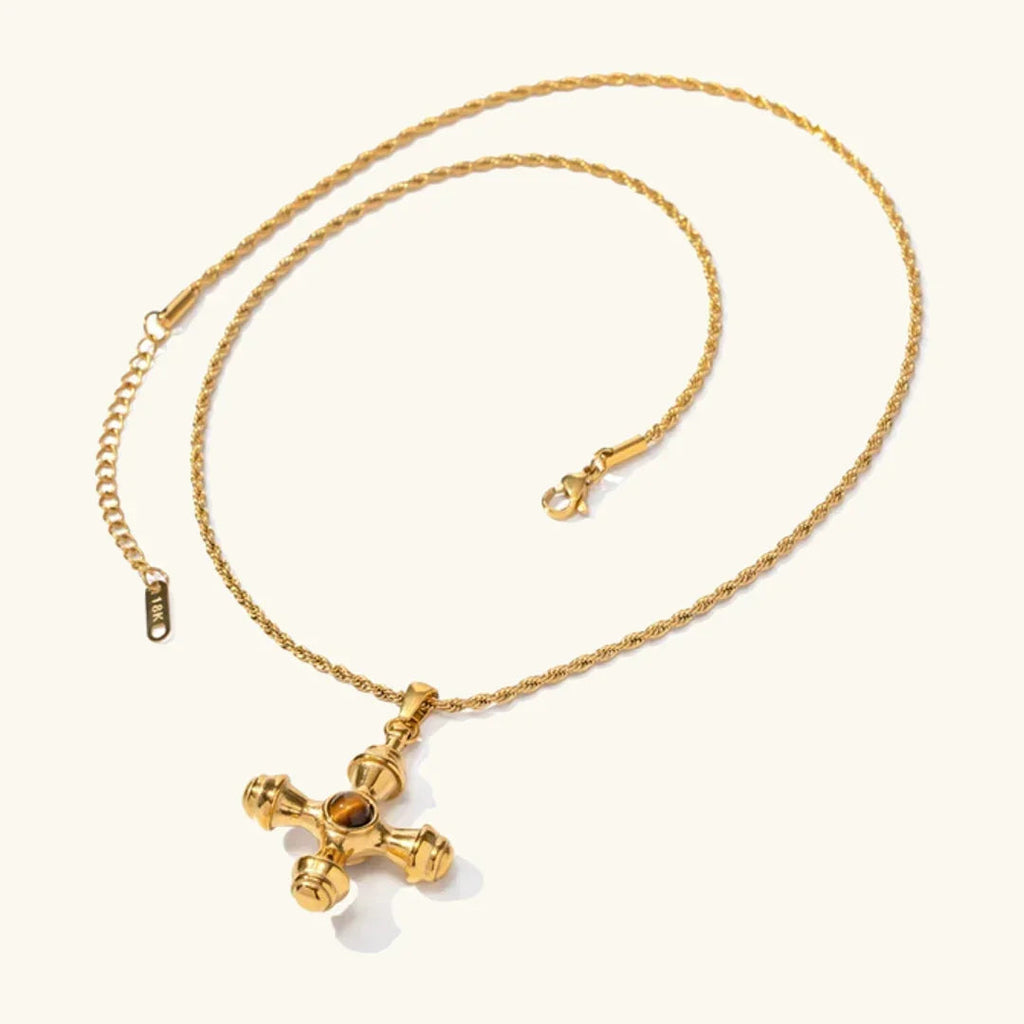 Elodie Gold Pendant Necklace