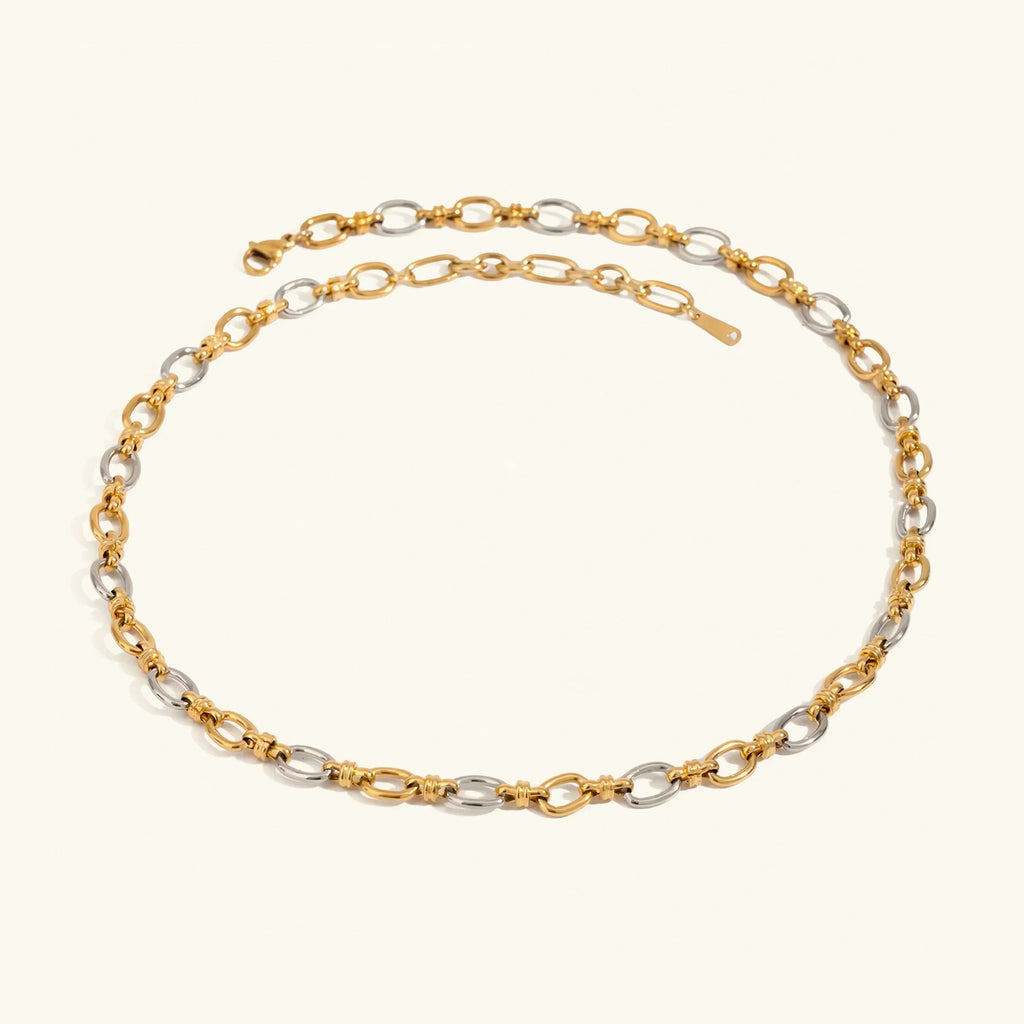 Beatrix Two-Tone Gold Necklace