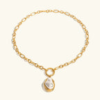 Opaline Mother-of-Pearl Pendant Necklace