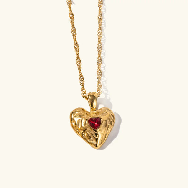 Colombe Gold Heart Necklace