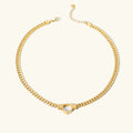 Amara Dainty Heart Charm Choker