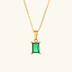 Émeraude Green Gemstone Necklace