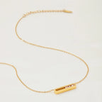 Thea Sculpted Gold Pendant Necklace