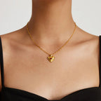 Colombe Gold Heart Necklace