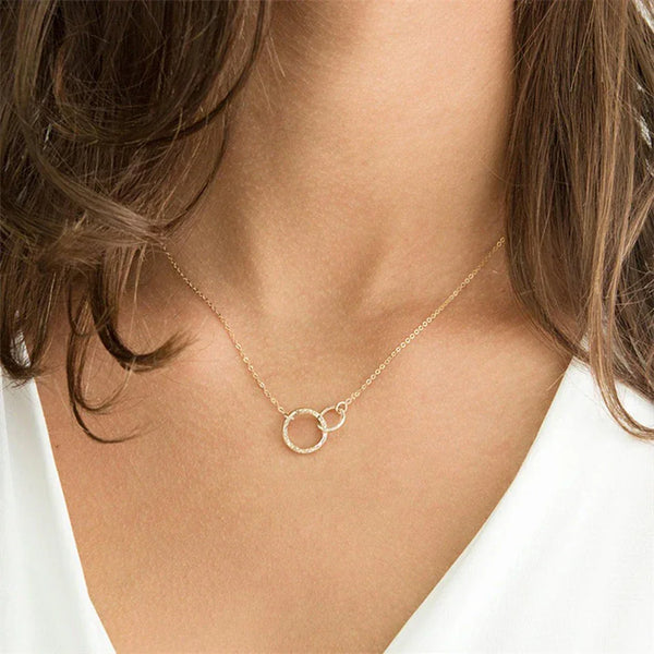 Noémie Gold Hoop Necklace